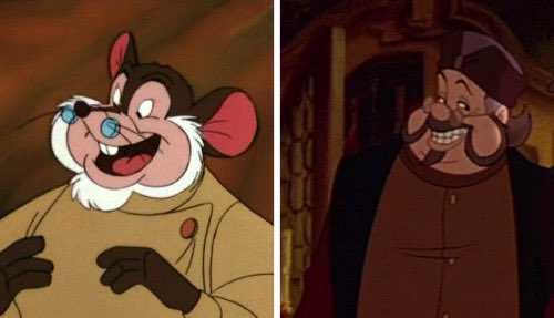 DonBluth's tweet photo. Some may say these are the same character. Vlad and Papa couldn’t be any different. Vlad is a lover and has women that he has known all over the world. Vlad is also a con man, with a very sneaky scheme to return a phoney Princess to royalty for money. Papa on the other hand, is a loving father trying to care for his family and bring them to America, keeping them out of harms way. The only thing the two characters have in common is that they are fat and have facial hair. - Don