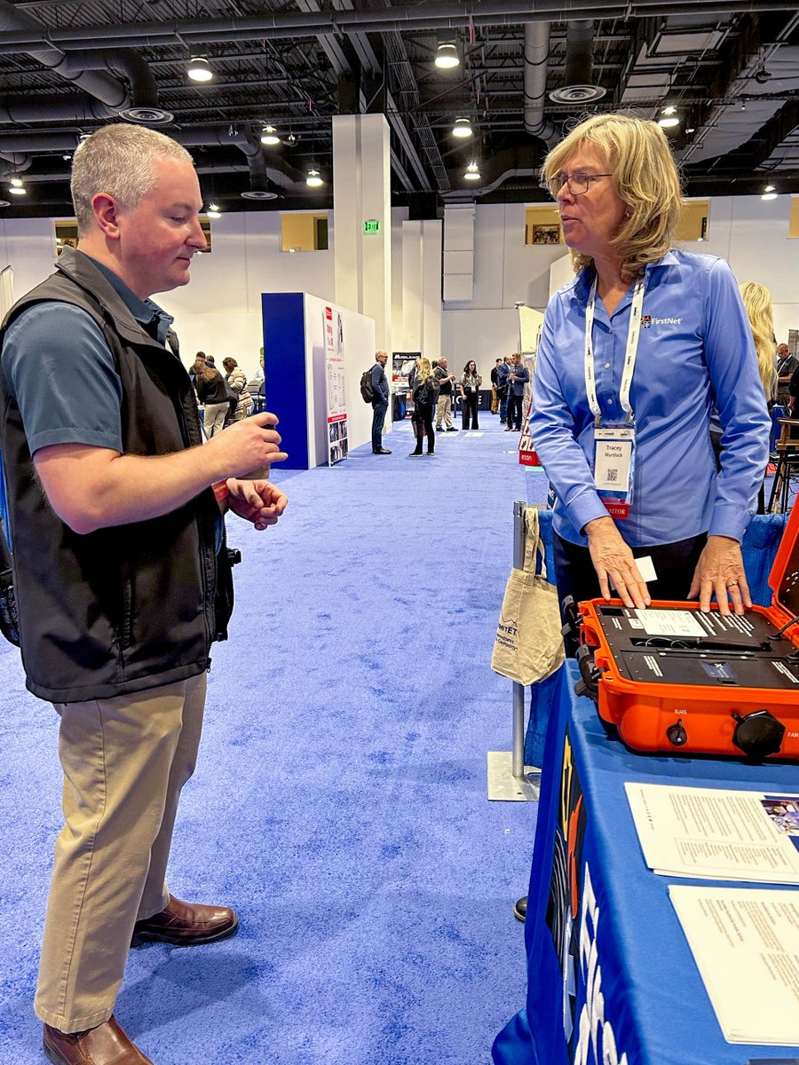 FirstNetGov's tweet image. Thank you to everyone who joined us at #IAEM24! Our staff had a great time meeting with you and exploring how #FirstNet can support emergency management 

🖱️Couldn’t make the conference or looking for more info? Check out FirstNet.gov/EM