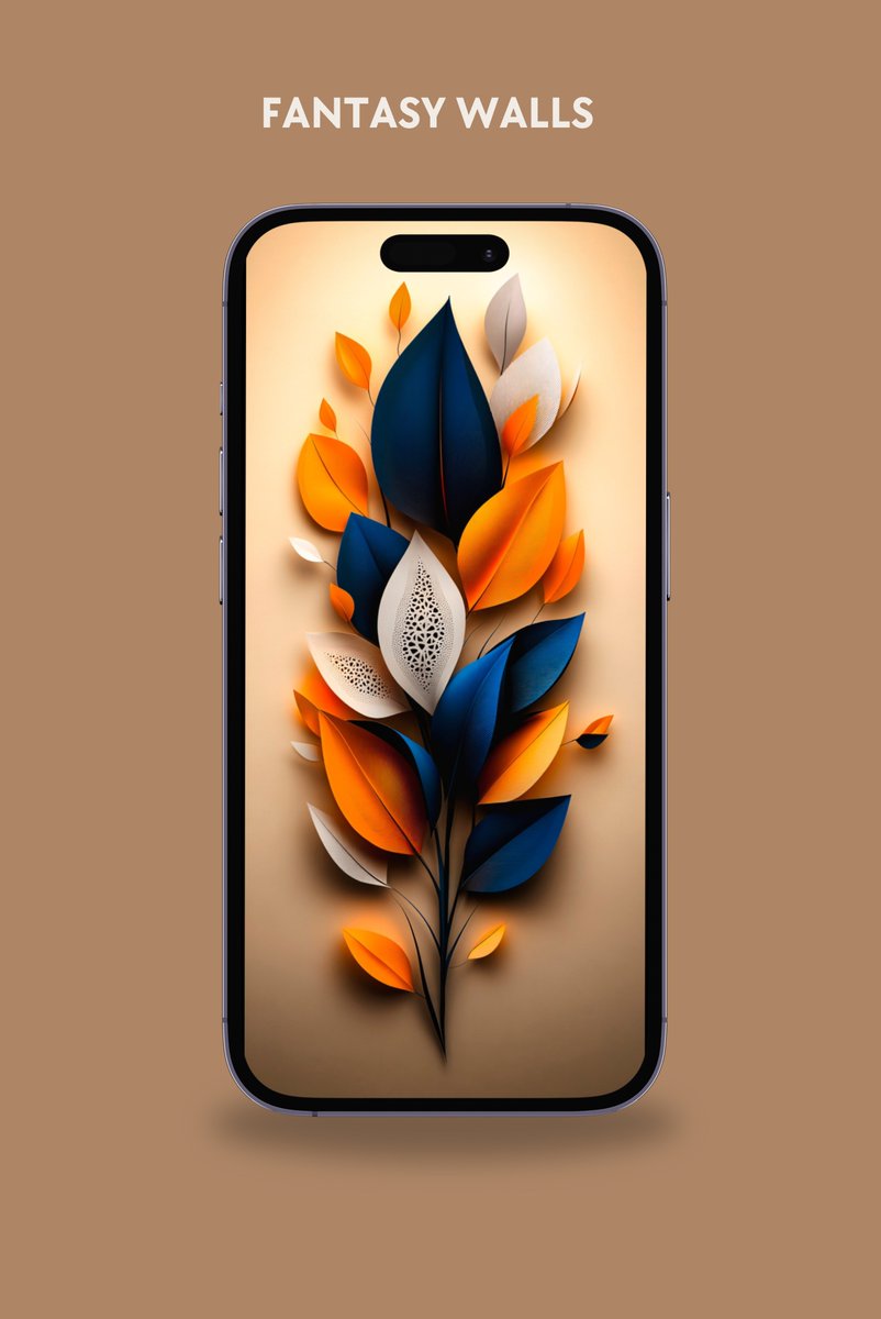 Halleyapps's tweet photo. Embossed leaves, minimalist design on tan gradient background. https://t.co/cCXqSYEN7A