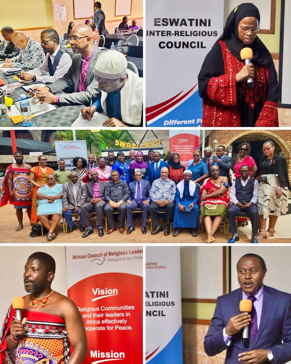 We are delighted to welcome #Eswatini Inter-religious Council (IRC) as esteemed religious leaders from diverse faiths gathered to sign a declaration to form IRC there, with an aim for a peaceful, harmonious and flourishing Eswatini for all