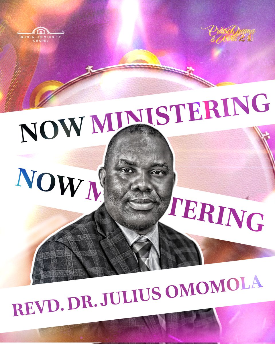 bui_chapel's tweet image. "🌟 Now Ministering: Revd. Dr. Julius Omomola 🌟
Join us as we delve into the theme 'Breaking New Ground' with a powerful Word ministration. Stay tuned and be blessed! #PWD2024 #WordSession"