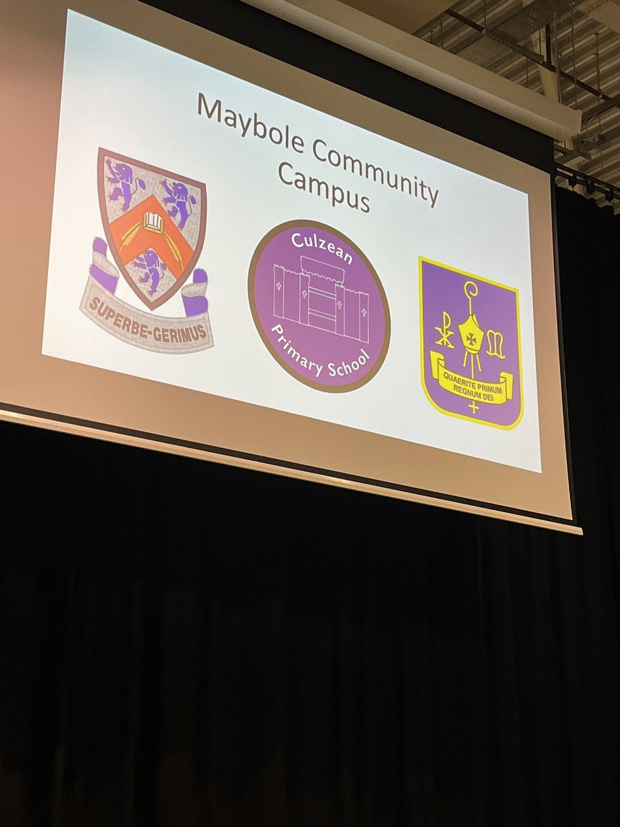 CulzeanPS's tweet image. A huge well done to our choir and the children from @StCuthbertsPr and  @Carrick_Academy. Their performances were fabulous in helping us celebrate the official opening of Maybole Community Campus. #community
