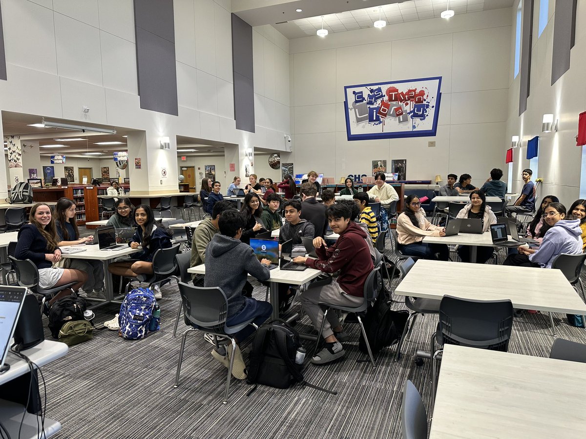 Titan Library (@titanlibrary2) on Twitter photo GT Humanities is researching the evolution of global issues over time today in the library! <a href="/FISD_Libraries/">Frisco ISD Libraries</a> <a href="/Cen10titans/">Centennial HS</a> GT Humanities is researching the evolution of global issues over time today in the library! <a href="/FISD_Libraries/">Frisco ISD Libraries</a> <a href="/Cen10titans/">Centennial HS</a>