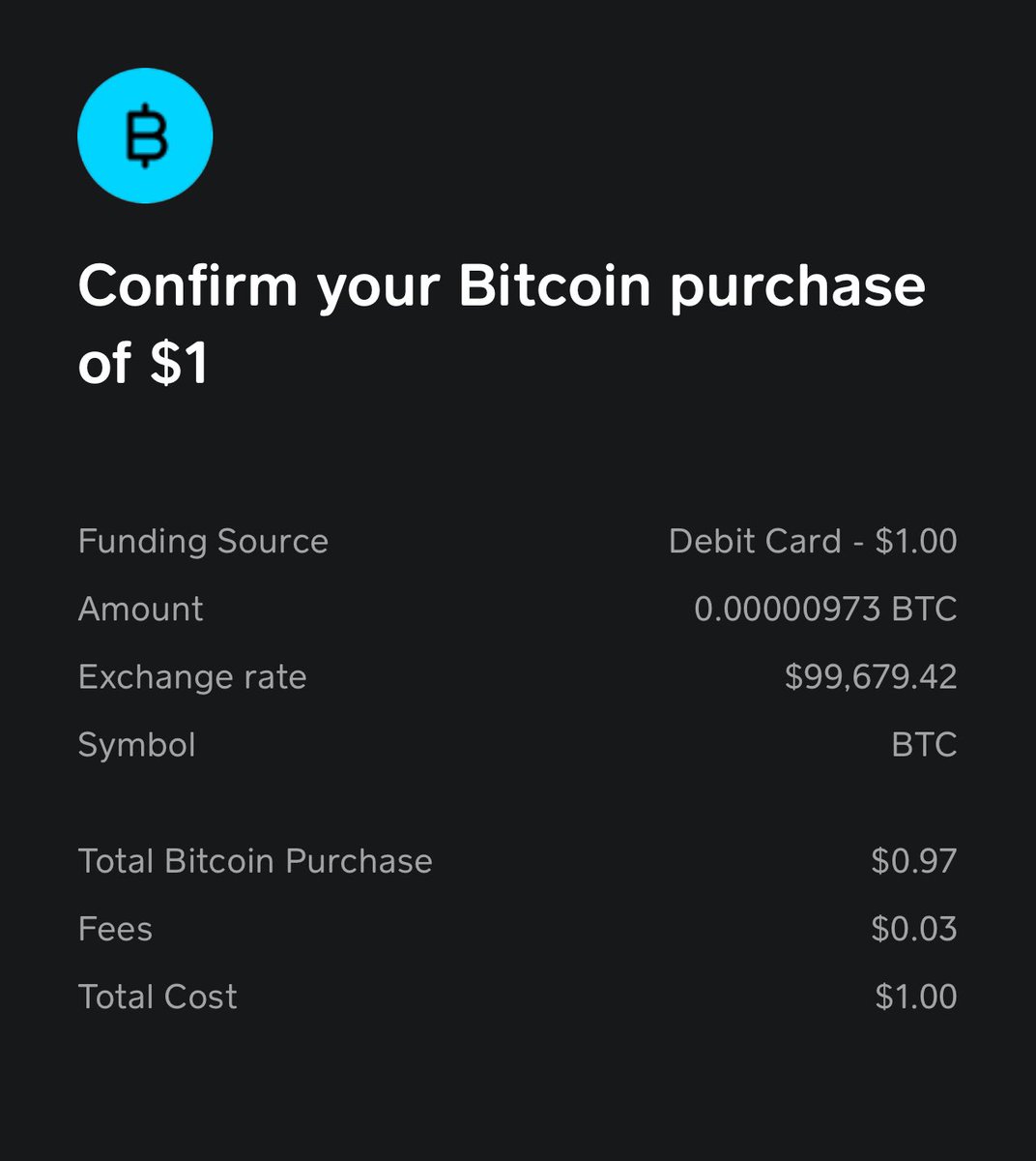 Just did my part to help send Bitcoin over $100K. Have you done yours?