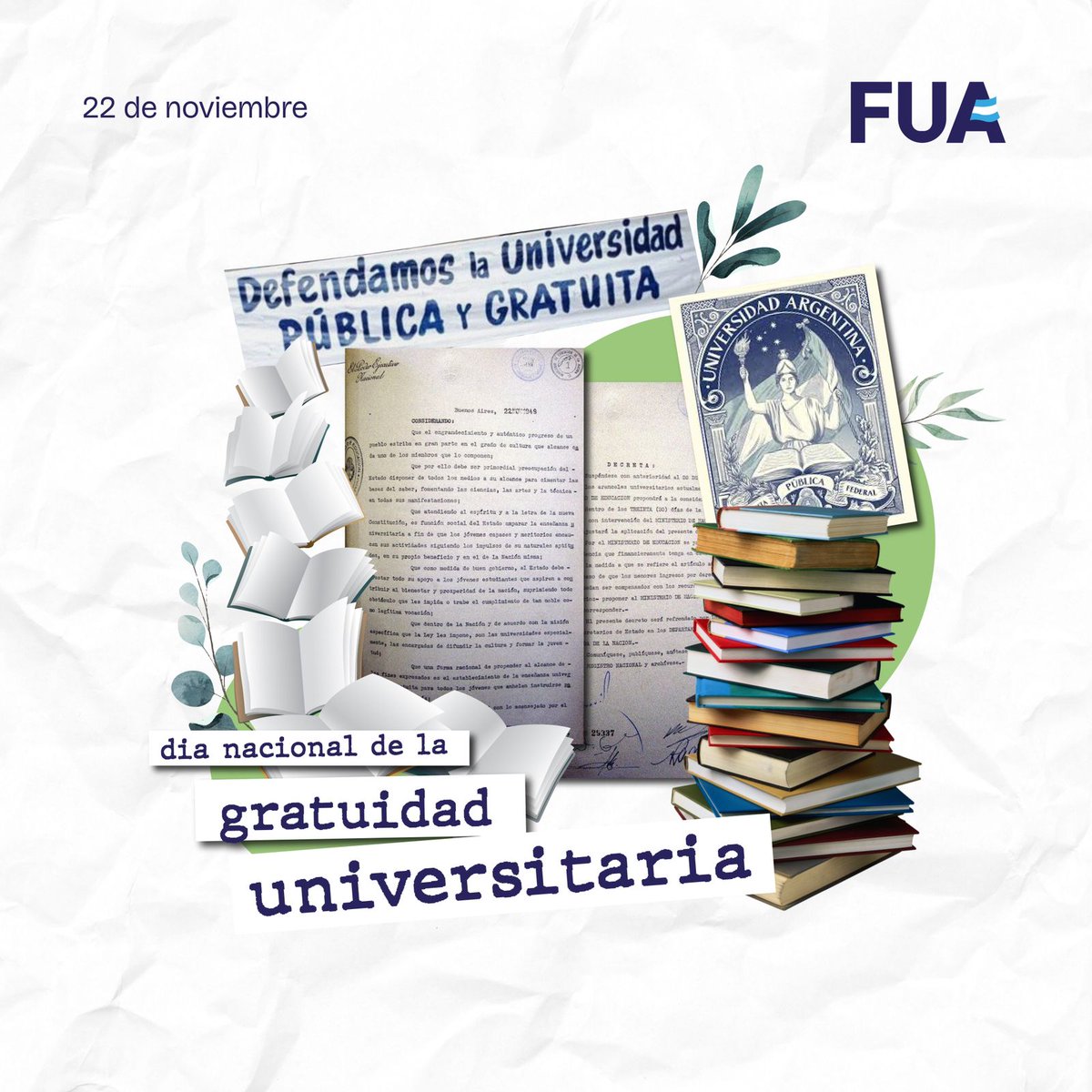 laFUA's tweet photo. UNIVERSIDAD PÚBLICA Y GRATUITA 🇦🇷

(+) https://t.co/qjPdgzv8rz