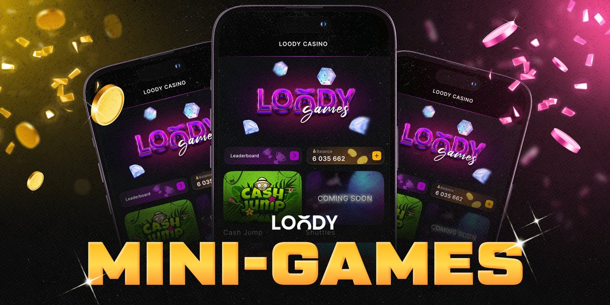 LOODYTeam's tweet image. 🔥 New thrills are coming!

⏰ LOODY is launching mini-games in Telegram soon – fun, competition, and rewards await!

😎 Gain experience, climb the leaderboards, and find your perfect game – strategy, luck, or just chill vibes.

Stay tuned! 👀

 #crypto #blockchain #web3
