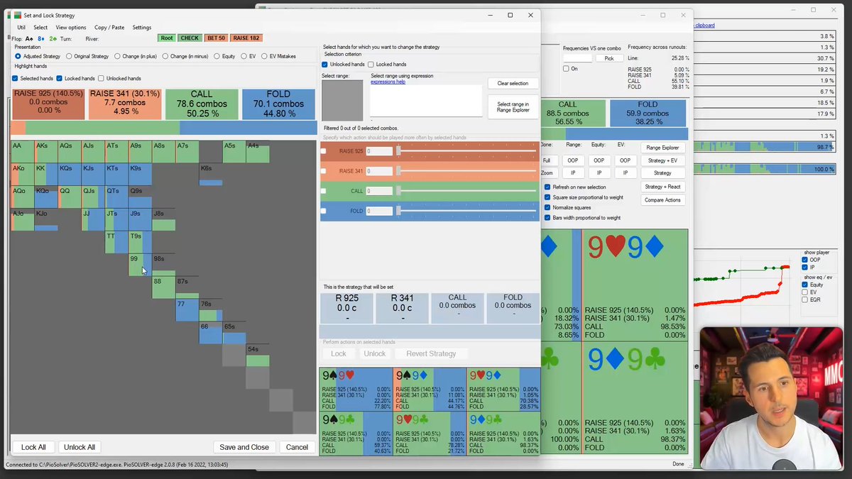 En <a href="/mentopoker/">Mentopoker Escuela de Poker 🔴</a> cash PRO "3BP SIN INI (OOP) - JUEGO EN FLOP" (foto), mes con bastantes cositas a nodelockear...

Y en cash BASIC hemos visto todo el juego preflop y adaptaciones EXPLOIT para (OR, ROL, 3BET, SQZ, 4BET, COLD4BET...)

¡vavava!