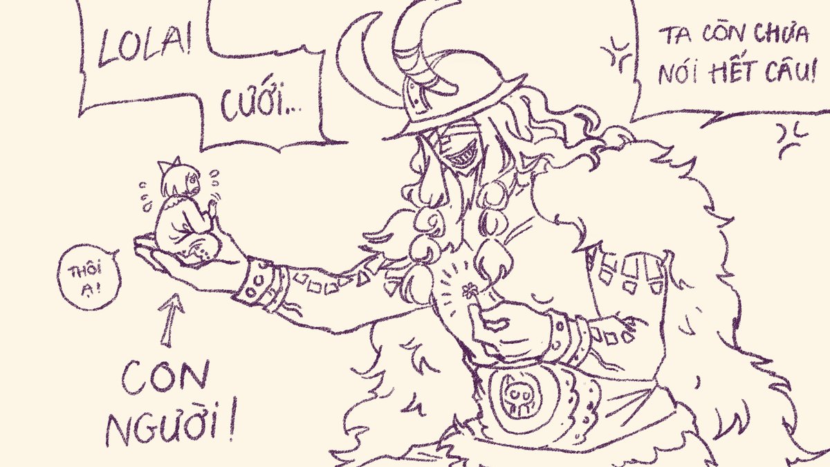 Thanh niên một câu hu mần hai câu ba kà hu mần.

Cũng là thanh niên ấy: Hái hoa đi cầu hôn hu mần.

Hoặc là Loki bị tsundere giai đoạn cuối, hoặc là Loki bị Lola đá xong hận hu mần.

Cái nào cũng hài xD.