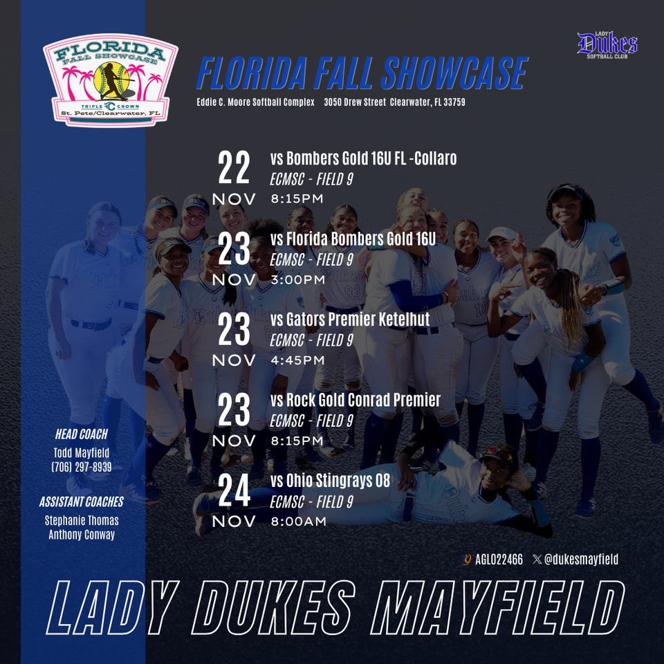 BobbiTate42 (@bobbitate42) on Twitter photo last tournament of the fall…here’s our schedule!!!
@StriveSoftball <a href="/IHartFastpitch/">I❤️Fastpitch</a> <a href="/outsidethechute/">Outside The Chute</a> <a href="/FastPitchNet/">Fastpitch Network</a> <a href="/SoftballClips/">Softball Clips</a> <a href="/ondecksoftball/">OnDeck Softball 🥎</a> <a href="/ToddMayfield85/">Todd Mayfield</a> @DukesMayfield <a href="/Robjr24/">Robert Tate Jr</a> last tournament of the fall…here’s our schedule!!!
@StriveSoftball <a href="/IHartFastpitch/">I❤️Fastpitch</a> <a href="/outsidethechute/">Outside The Chute</a> <a href="/FastPitchNet/">Fastpitch Network</a> <a href="/SoftballClips/">Softball Clips</a> <a href="/ondecksoftball/">OnDeck Softball 🥎</a> <a href="/ToddMayfield85/">Todd Mayfield</a> @DukesMayfield <a href="/Robjr24/">Robert Tate Jr</a>