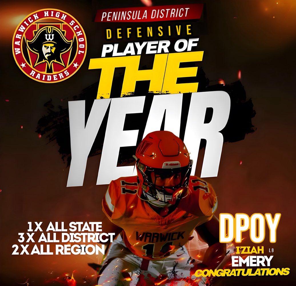 Warwick_Raiders's tweet photo. CONGRATULATIONS I'ZIAH EMERY!! COPELAND LANE PROUD OF YOU!! #WarReady #TrustTheProcess https://t.co/HrAjGg6nQK