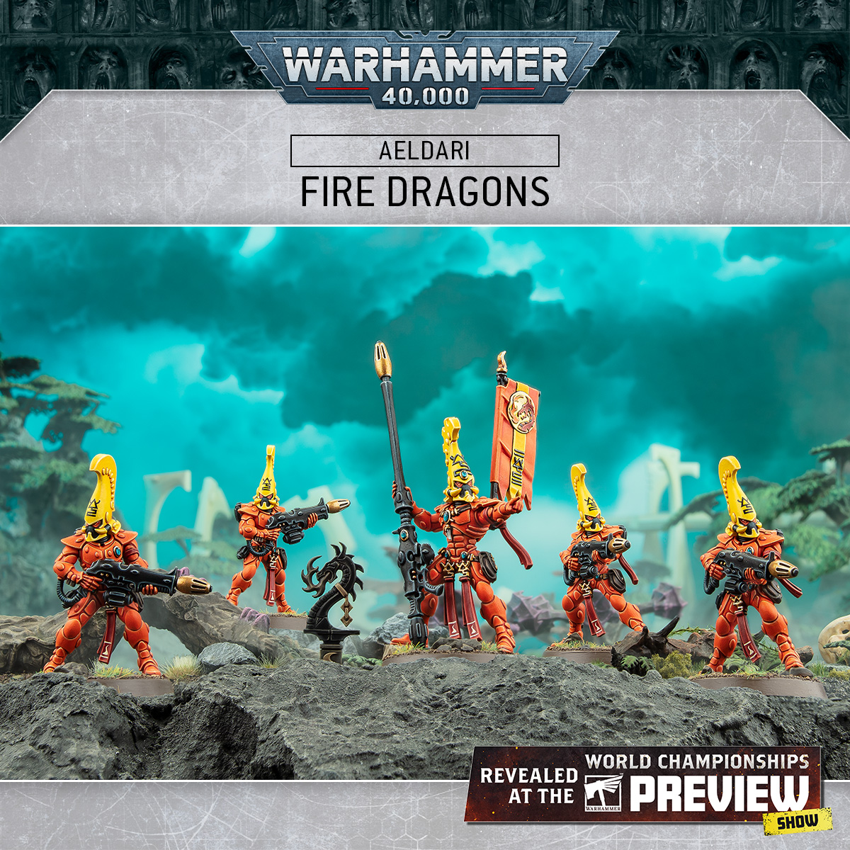 warhammer's tweet image. It&apos;s really happening! Aeldari Aspect Warriors are making a graceful leap to plastic. Get a closer look at their new kits: ow.ly/87YM50UcCqT

Gaze Upon Them 🫵

#WarhammerChampionships24 #Warhammer40000 #WarhammerCommunity