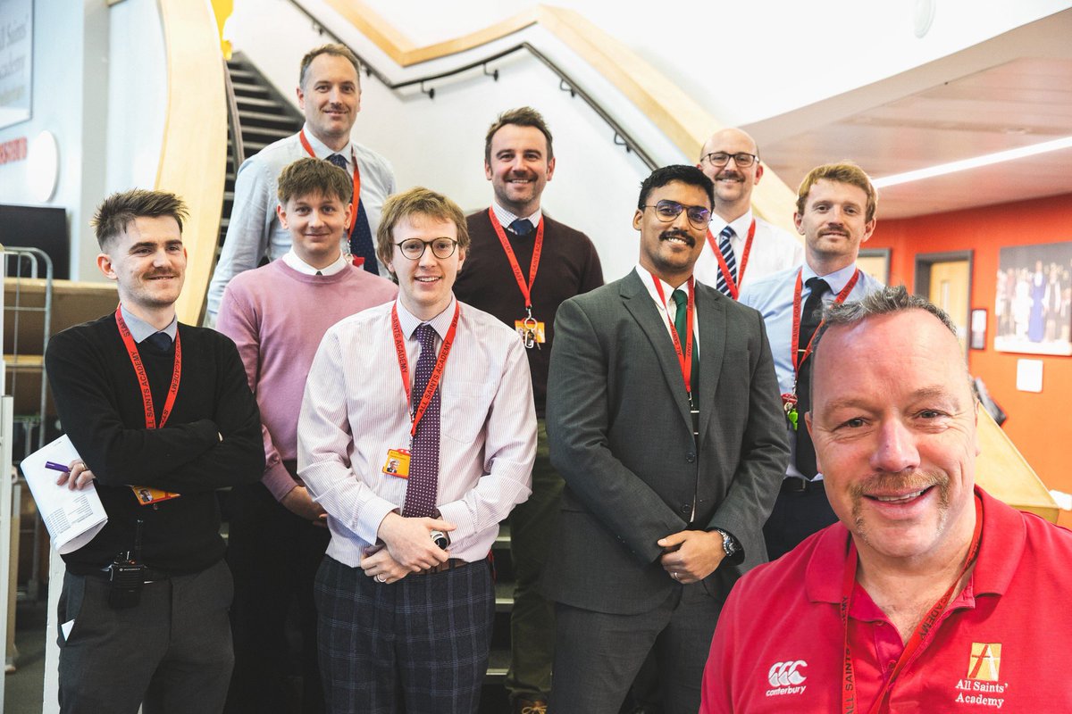 We’re over halfway through #Movember, and the staff moustaches are shaping up brilliantly! It’s all for a great cause - raising awareness and funds for men’s health.

Please donate here, if you’re able: justgiving.com/page/all-saint…