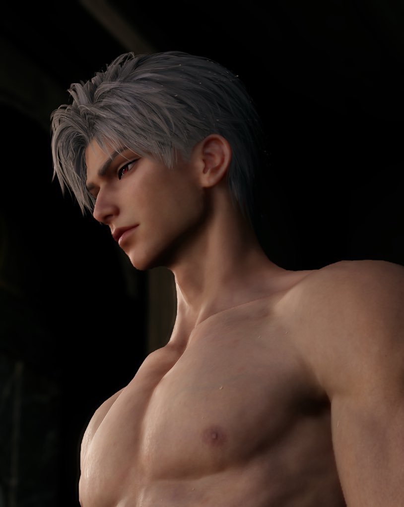 Another silver haired red eyed man for me to swoon over? Says less