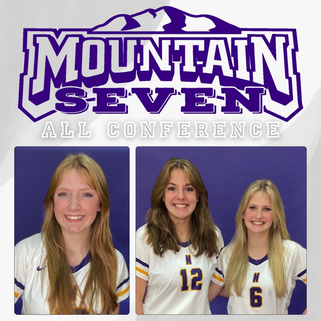 Congratulations to Bailey, Shelby, and Katie for being selected to the Mountain 7 All Conference team!
#NHHSvb