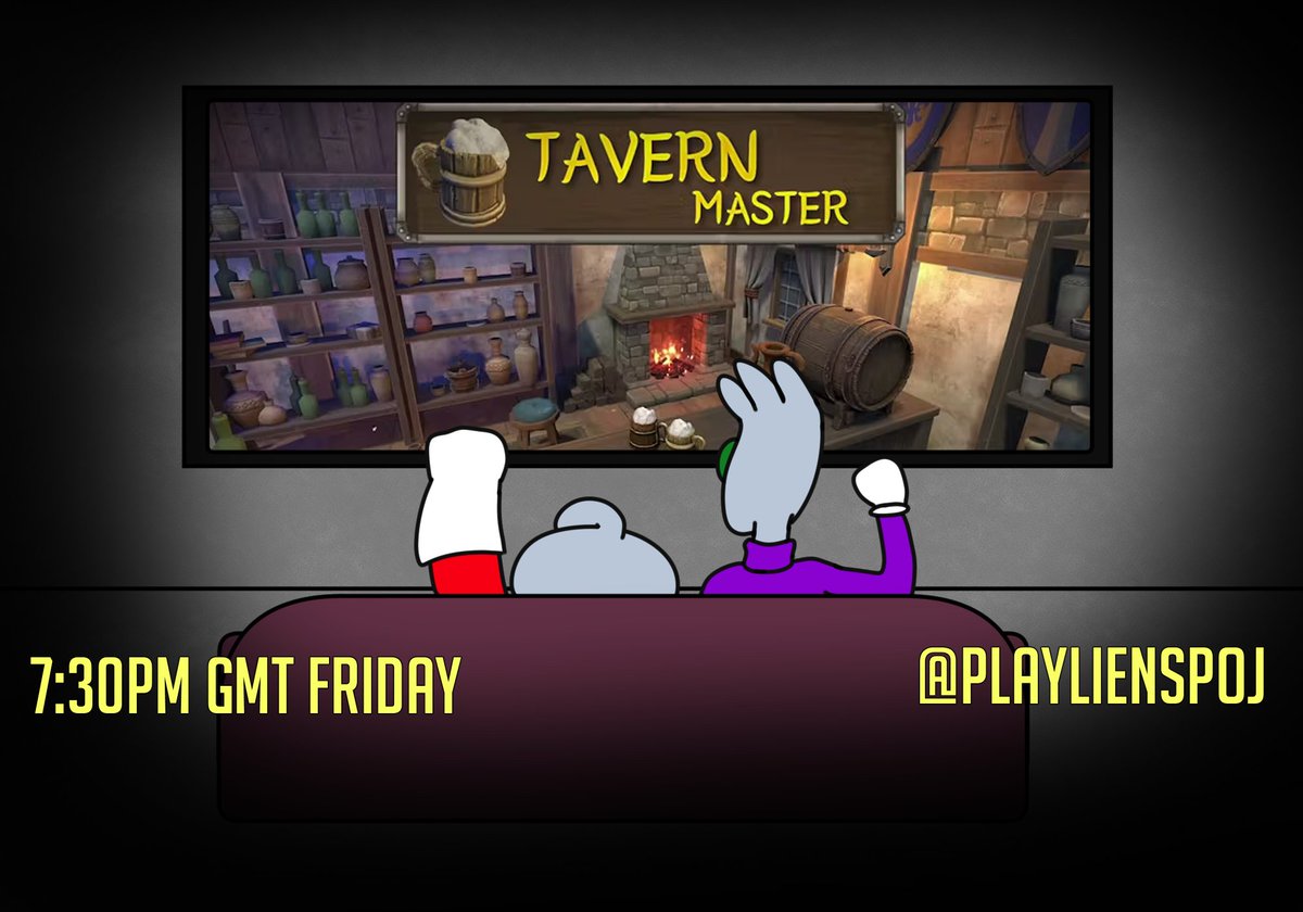 PlaylienSpoj's tweet photo. Dear sweet @BetterThanToday is ill, so the Alchol duties fall onto me... and Zid!  
https://t.co/r6VE0rsQ3S
Live in 30 with a fun game I picked up on steam sale! https://t.co/ZyMp6Ta5ro