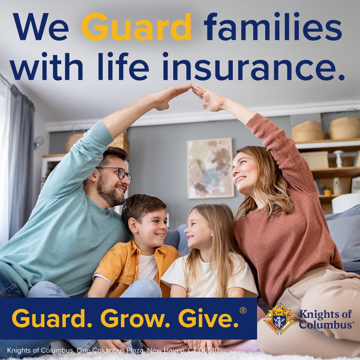 KofC's tweet photo. The Knights of Columbus protects families through our quality portfolio of life insurance solutions. I can help you ensure that you are on track to reach your financial goals, while protecting your family in case of the unimaginable. Learn more at https://t.co/BwDMEL8Atv https://t.co/AjbFPkoVC6
