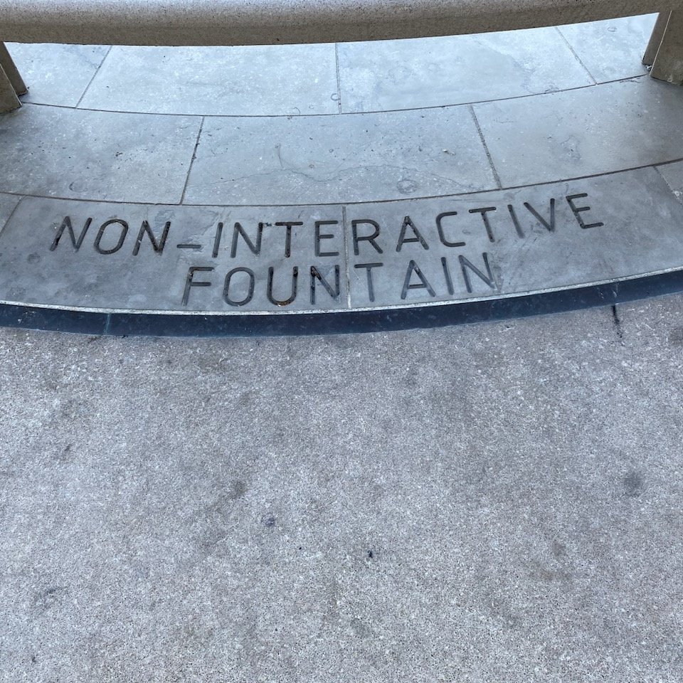 I prefer "Stay Out."