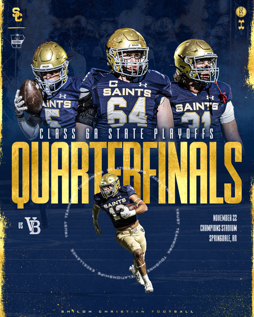 Shiloh Christian Football (@shilohsaintsfb) on Twitter photo π πΌ π π πΏ πΌ π // πππΌππππππππΌππ
π #8 Van Buren (4-7)
π πxπxπ
π Champions Stadium
π Springdale, AR
π 7pm
πΊ bit.ly/SCFBLive24
ποΈ bit.ly/3OiQtCW
π <a href="/ShilohSaintsFB/">Shiloh Christian Football</a>
#GoSaints | #T3RE π πΌ π π πΏ πΌ π // πππΌππππππππΌππ
π #8 Van Buren (4-7)
π πxπxπ
π Champions Stadium
π Springdale, AR
π 7pm
πΊ bit.ly/SCFBLive24
ποΈ bit.ly/3OiQtCW
π <a href="/ShilohSaintsFB/">Shiloh Christian Football</a>
#GoSaints | #T3RE