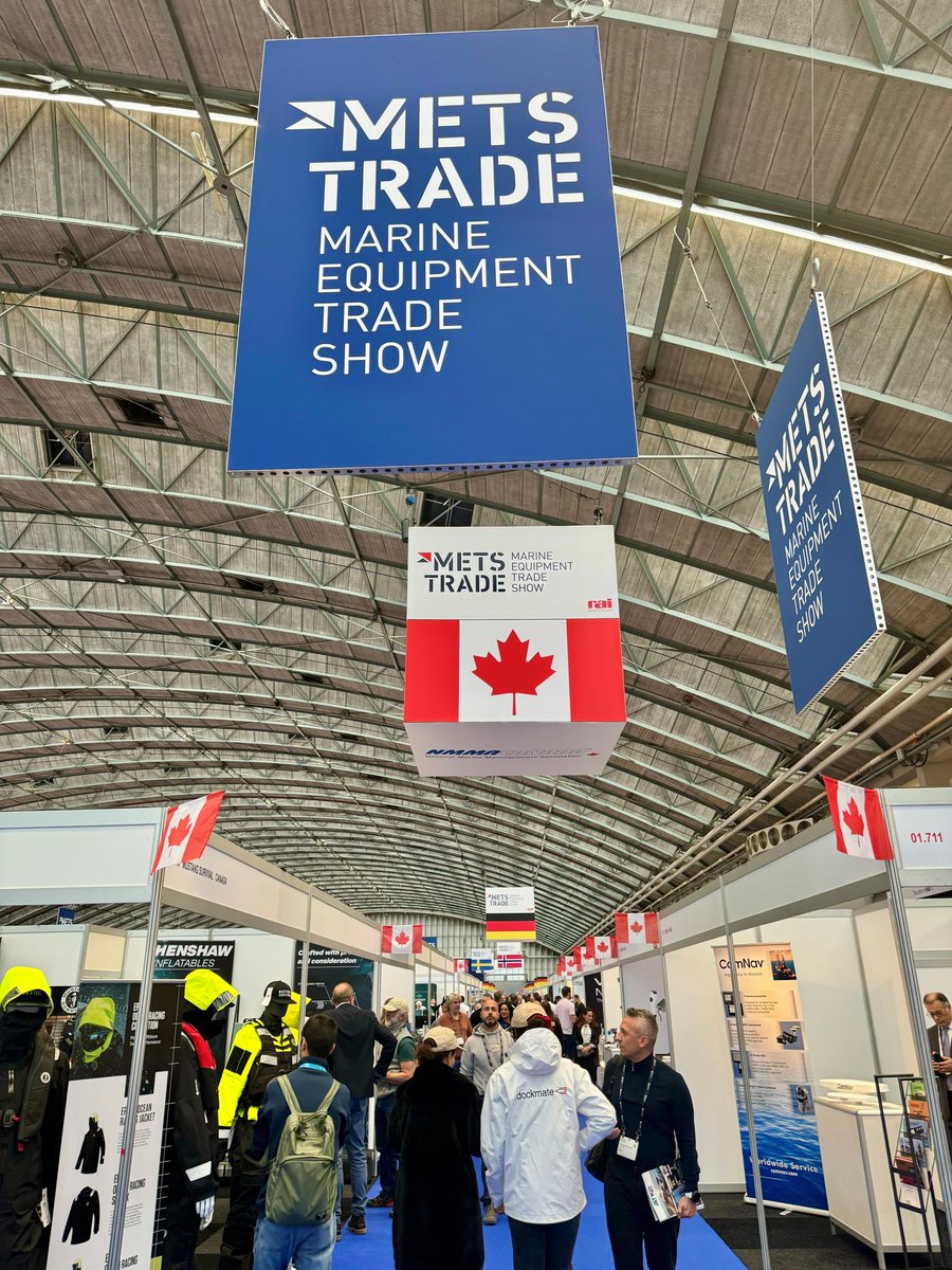 therealnmma's tweet photo. It was a successful week of global recreational marine business development at @METSTRADE for NMMA members in the USA and Canada Pavilions. https://t.co/1UmPScdxra