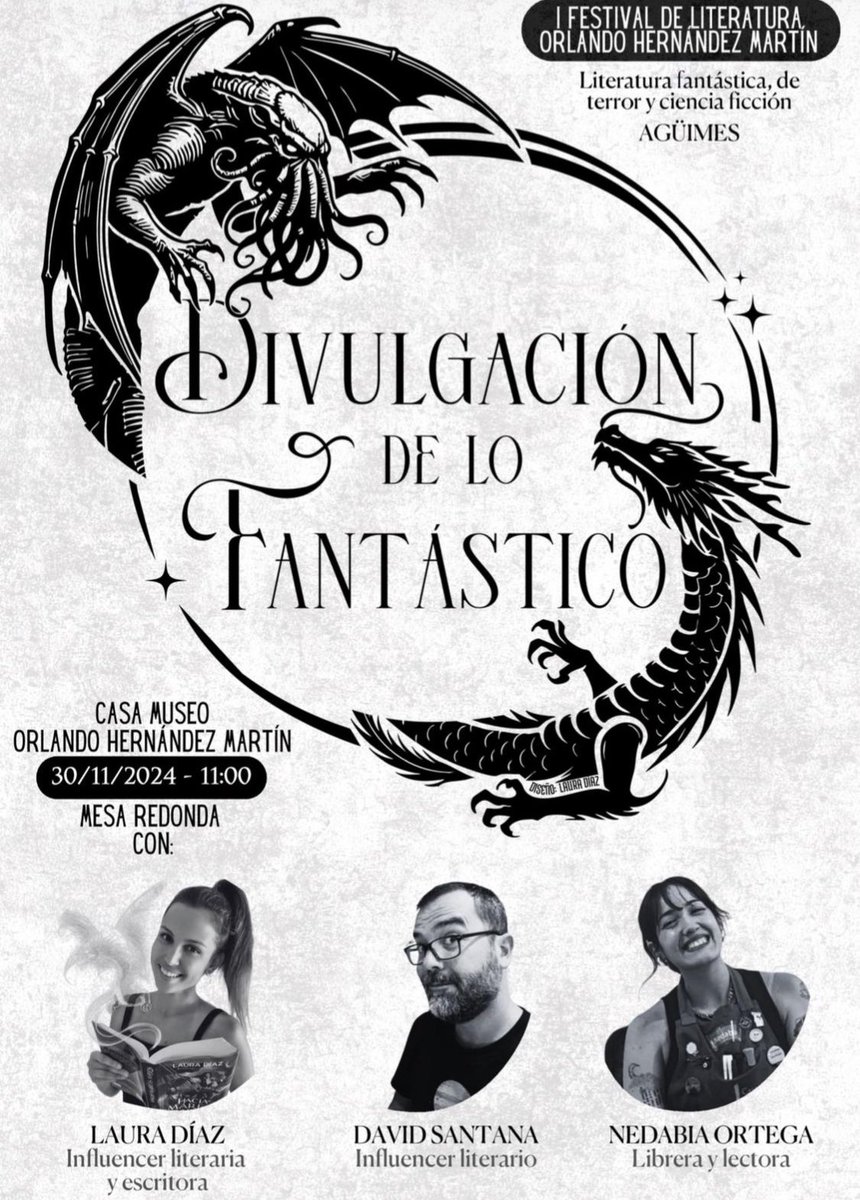 Davicalpa's tweet photo. La semana que viene hablaré de libros de terror, pero también estaré con Laura Díaz y Nedabia Ortega reflexionando acerca de la divulgación de la literatura fantástica y, por otro lado, presentando a Leandro Pinto con su análisis de Frankenstein para la editorial Fundación 😵‍💫 https://t.co/F6YFBnEtwv