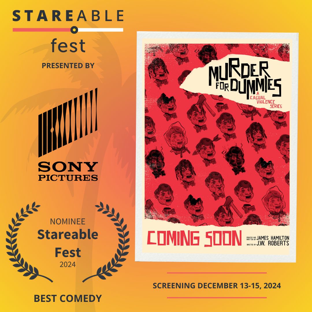 stareable's tweet photo. Nominees:

I Will Bury You
Murder For Dummies 
Fanny Scat Investigates

https://t.co/2nSIF2AYgp https://t.co/o4L8PIrET4