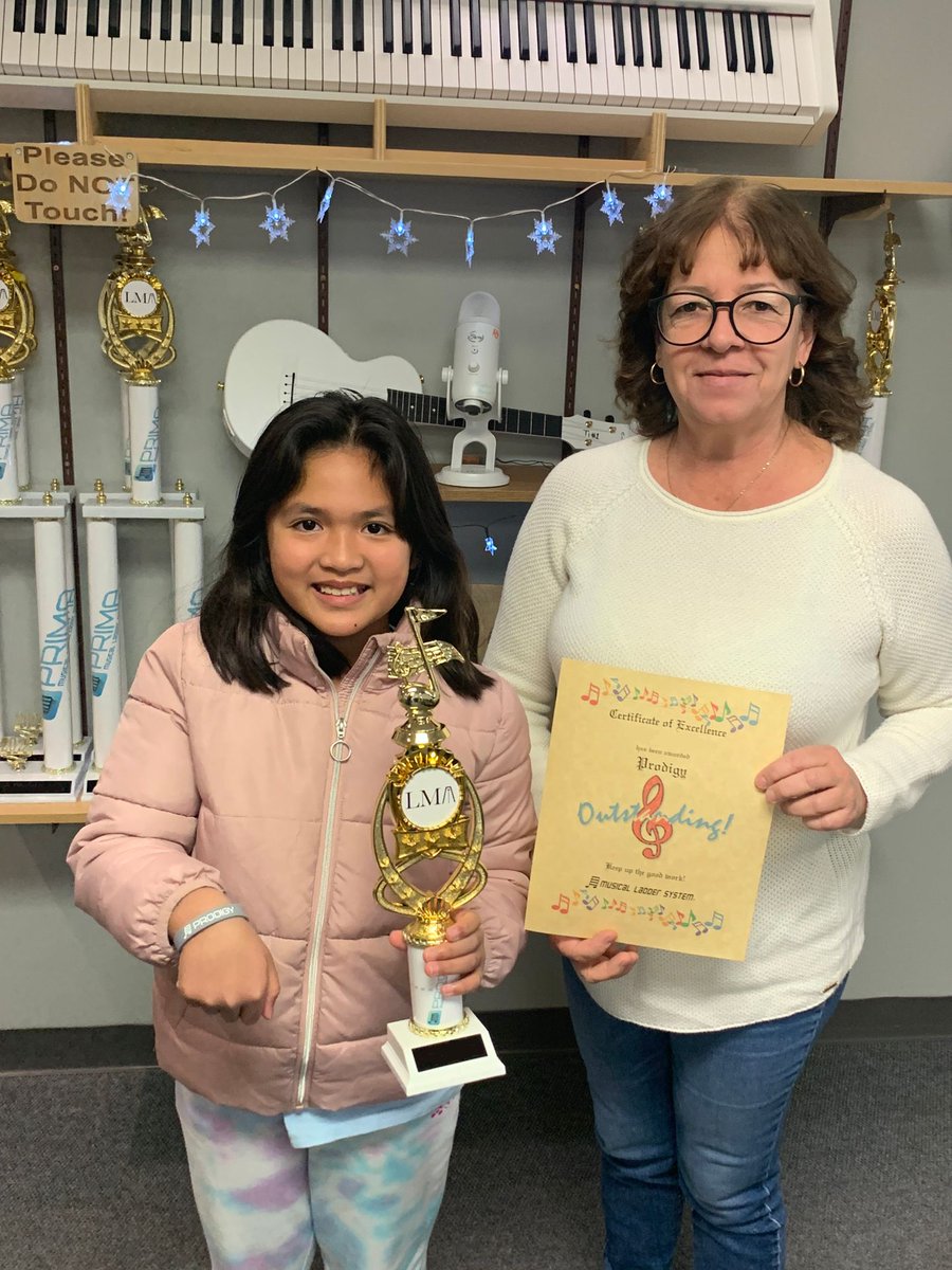 LMA_YQL's tweet photo. Congratulations to Ameyah for passing the Prodigy Musical Ladder Test! That’s 2+ years of lessons! Great Job! 🎶🎉 https://t.co/t6JDzHz0Wc
