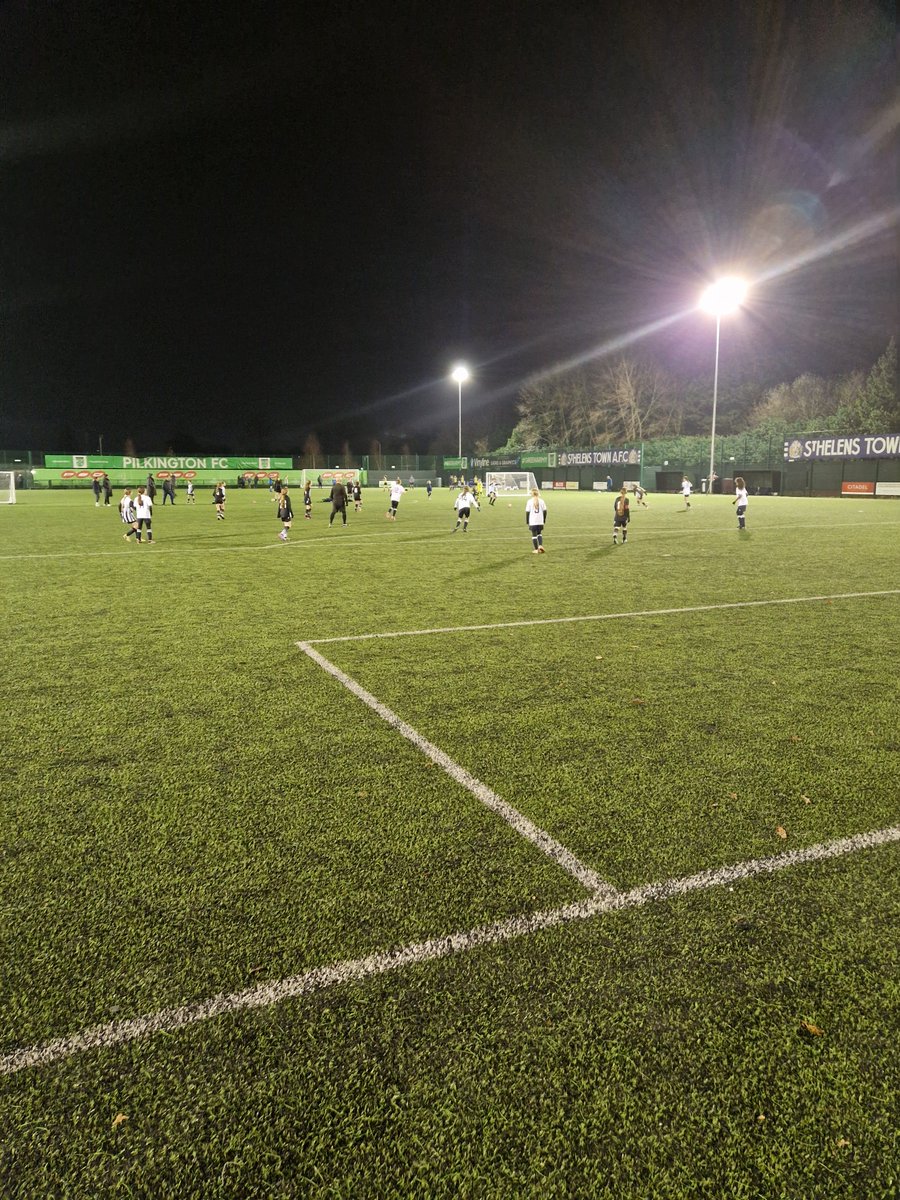A competitive game in the <a href="/SchoolsFootball/">English Schools' Football Association</a> u11 girls national cup against <a href="/StHelensGirls/">🌈 St Helens Girls 🌈</a> this evening. All square at half time.