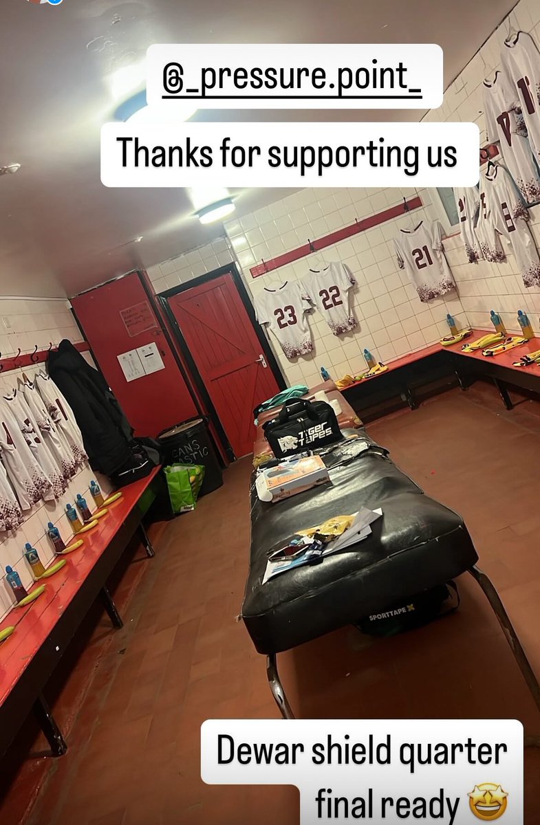 Thanks to Pressure Point sports massage for pre game prep for the West Boys.