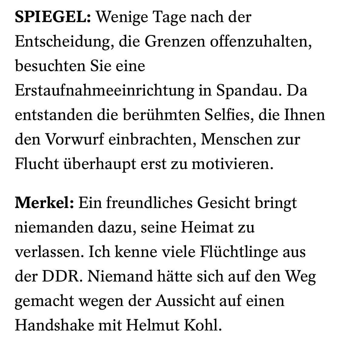 Was für ein schöner Vergleich von Angela #Merkel