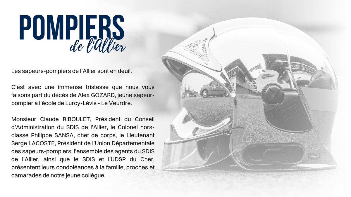Pompiers03's tweet photo. [#DECES] https://t.co/rw8TRWSNds