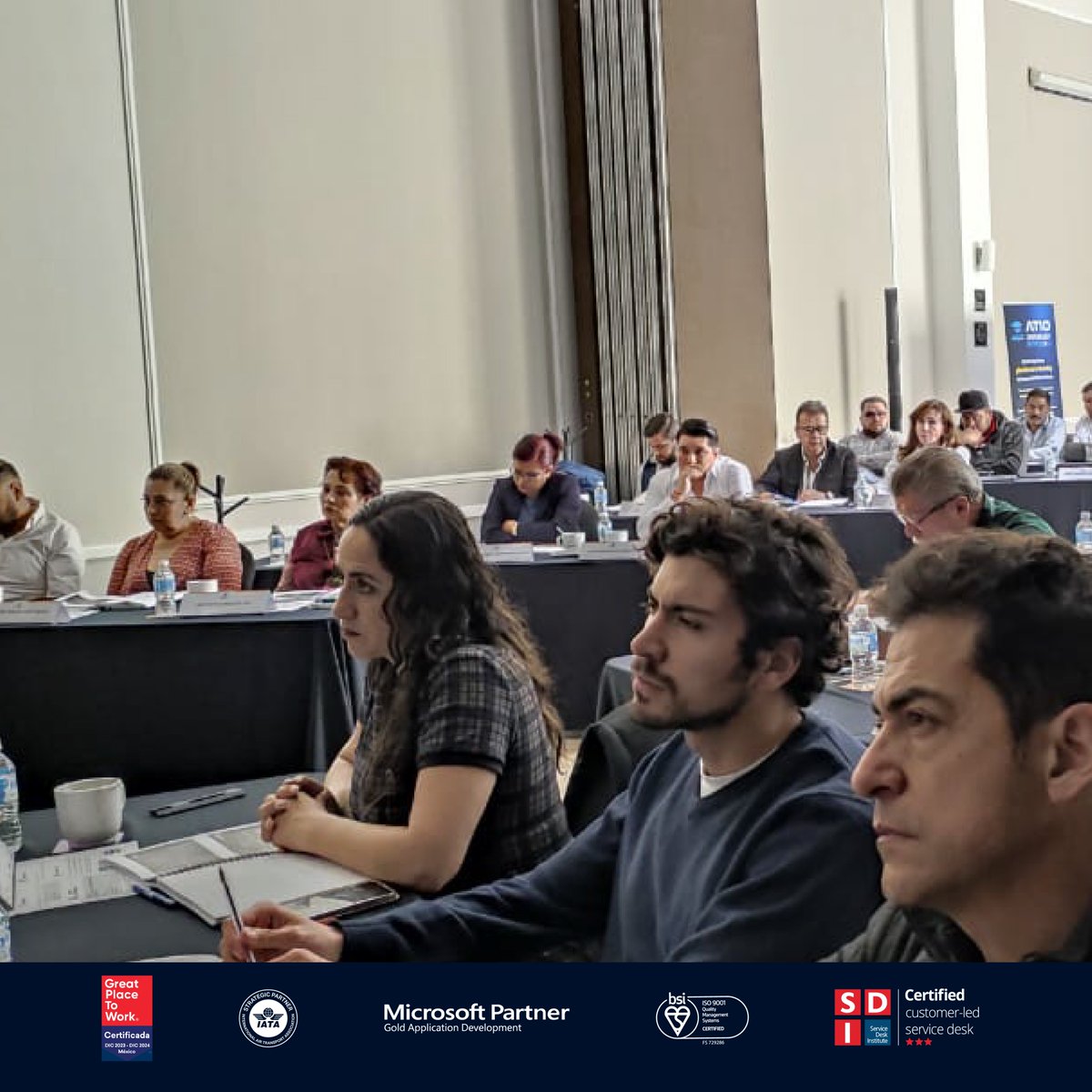 ATIOGroup's tweet photo. ¡Así se vivió nuestra participación en el #SeminarioNacionalGasolinero realizado por @grupobesco !😃
Agrademos el espacio para presentar grandes contenidos relevantes para el sector para sus estaciones de servicio.
#ATIOGroup #GrupoBesco #Capacitaciones #IndustriaDelCombustible https://t.co/uhbxRD7CHo