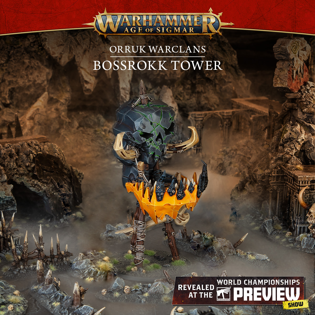 warhammer's tweet photo. Your Waaagh! is about to get bigger ⚔️

Get a closer look at the new miniatures for the Orruk Warclans: https://t.co/Icm08D76RQ

#WarhammerChampionships24 #WarhammerAOS #WarhammerCommunity https://t.co/qjroFYcy0B