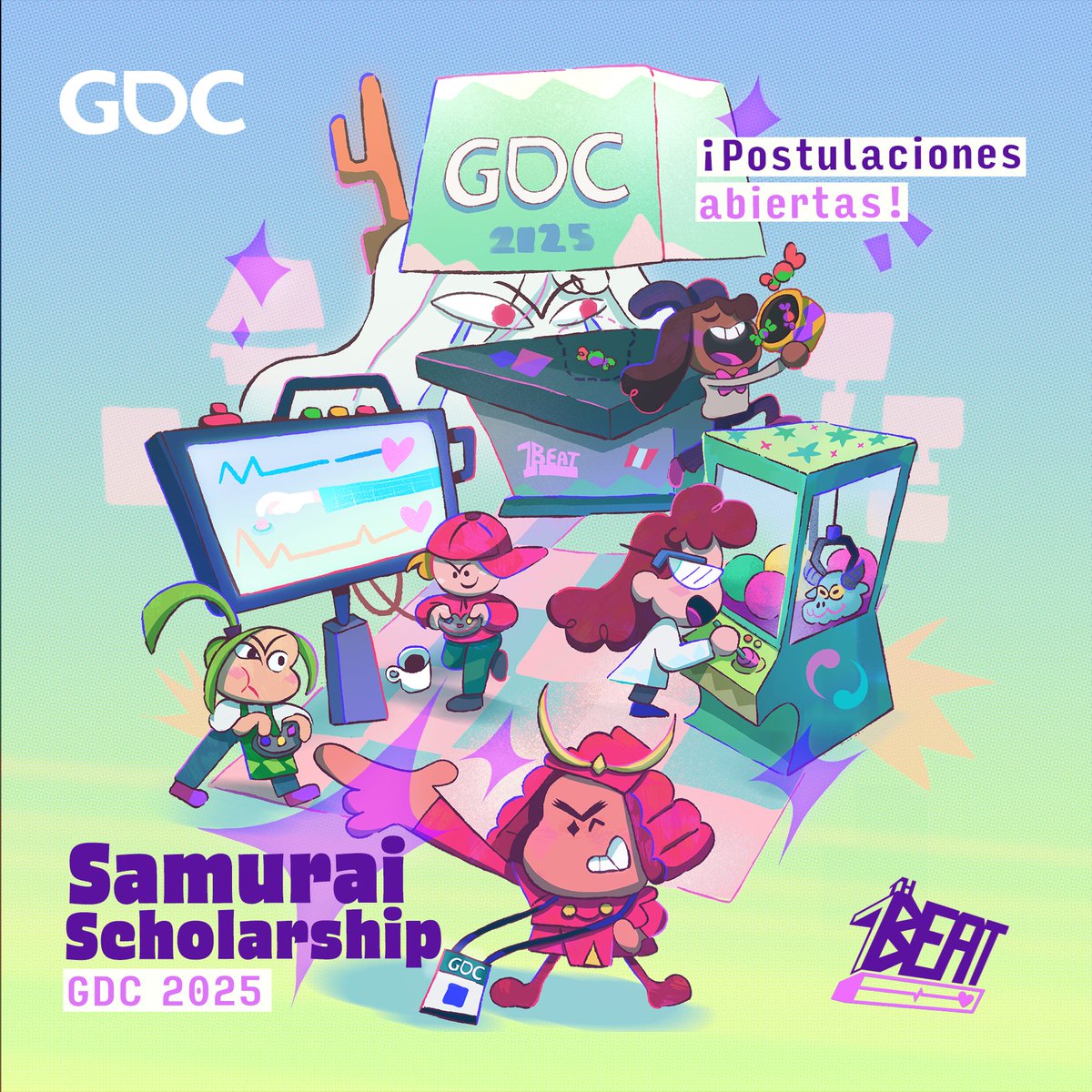 7th Beat Foundation (@7thbeatfdn) on Twitter photo ¿Eres de Latam y quieres viajar al @official_gdc
por primera vez? ¡Postula a nuestra beca!
Ofrecemos apoyo económico para ✈️ pasajes, 🏠 alojamiento, 🍜 estadía y 🎟️ ¡entrada All Access!
Requisitos y postulación aquí: 7thbe.at/scholarship
¡Suerte!
🖌️ <a href="/vitaminagrafica/">vitaminasgraficas</a> ¿Eres de Latam y quieres viajar al @official_gdc
por primera vez? ¡Postula a nuestra beca!
Ofrecemos apoyo económico para ✈️ pasajes, 🏠 alojamiento, 🍜 estadía y 🎟️ ¡entrada All Access!
Requisitos y postulación aquí: 7thbe.at/scholarship
¡Suerte!
🖌️ <a href="/vitaminagrafica/">vitaminasgraficas</a>