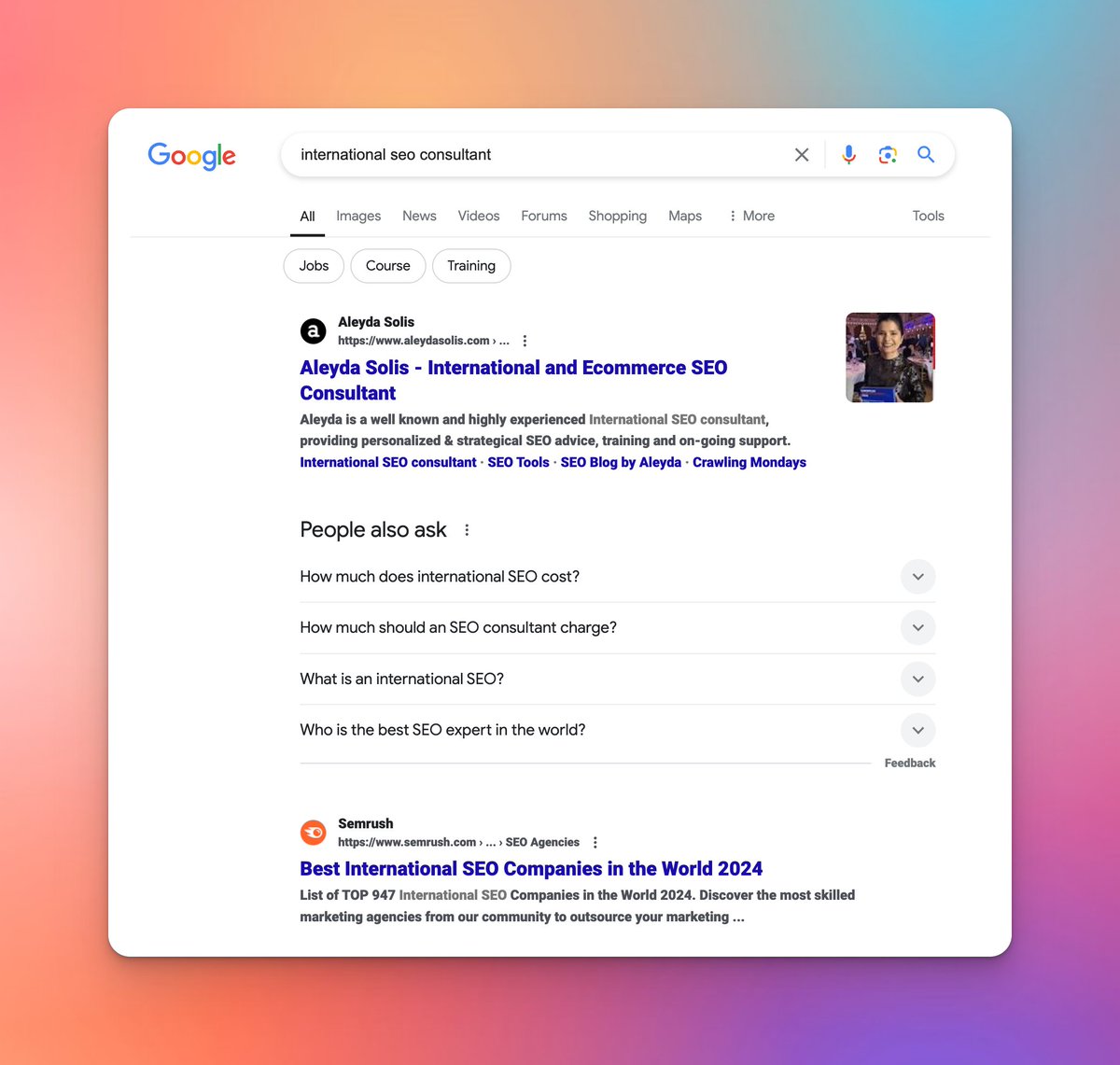 Aleyda Solis 🕊️ tweet media