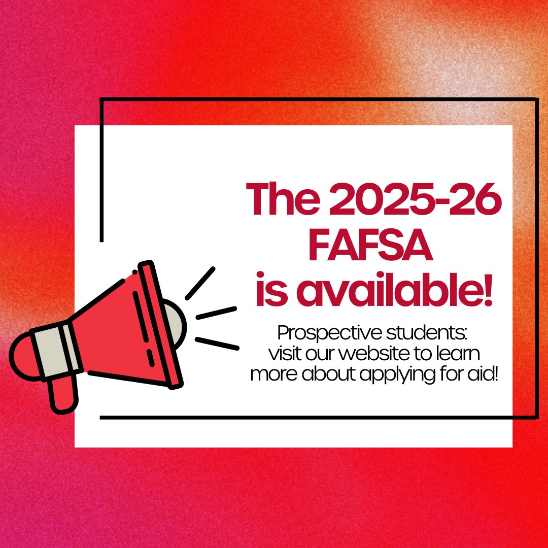 The '25-'25 FAFSA is now open! 🌟

Applying students can fill it out, along with the CSS Profile, by visiting: bit.ly/4eEkYO9

Be sure to check your email for more details! 📩

#UniversityofDenver #FAFSA #collegeadmissions