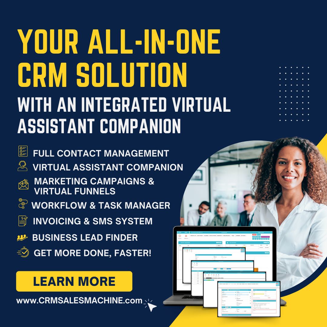 LMRINTL's tweet image. Revolutionize Your Workflow with One-Click VA Calls —All Without Sacrificing Data Security!

Visit CRMSALESMACHINE.com for more info or book a demo at LMRCALENDAR.com to learn more.

#CRM #CRMSoftware #CRMProgram #CRMSystem  #CustomerRelationshipManagement