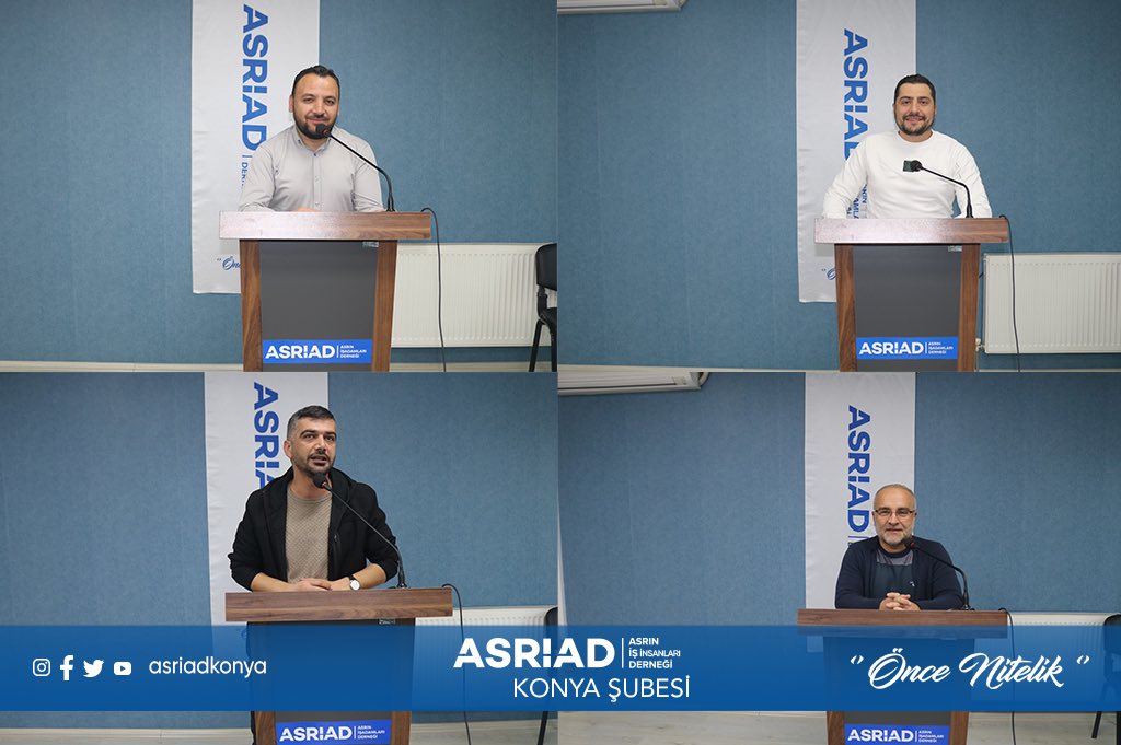 Asriad Konya Şube Başkanı Sayın Abdullah KARABAĞ ve Yönetim Kurulu Üyelerimiz, 12. İş Geliştirme Toplantımızı Çataloğlu Mimarlık Firma Sahibi Sayın Fuat ÇATAL Bey’in Kahvaltı İkramı ile Gerçekleşti.

#türkiye #konya #asriad #asriadkonya #gençasriad #işgeliştirme