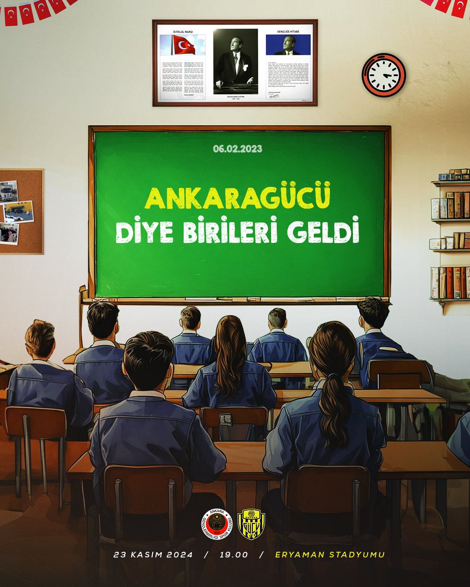 MAÇ GÜNÜ | MATCH DAY

🏆 13. Hafta
🆚 Gençlerbirliği - MKE Ankaragücü'müz
🏟 Eryaman Stadyumu
📆 23.11.2024
⏱️ 19.00
📲 #GBvAG