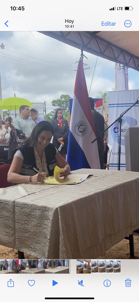 hernanbrodas1's tweet photo. Participamos en Horqueta-Concepcion del acto de firma de la adjudicación de las obras de saneamiento  de estas  4 ciudades, demostrando el compromiso del Gobierno con este sector, compromiso que acompañamos desde CAF, Banco de Desarrollo de America Latina y el Caribe @AgendaCAF https://t.co/fwcz9JGye7