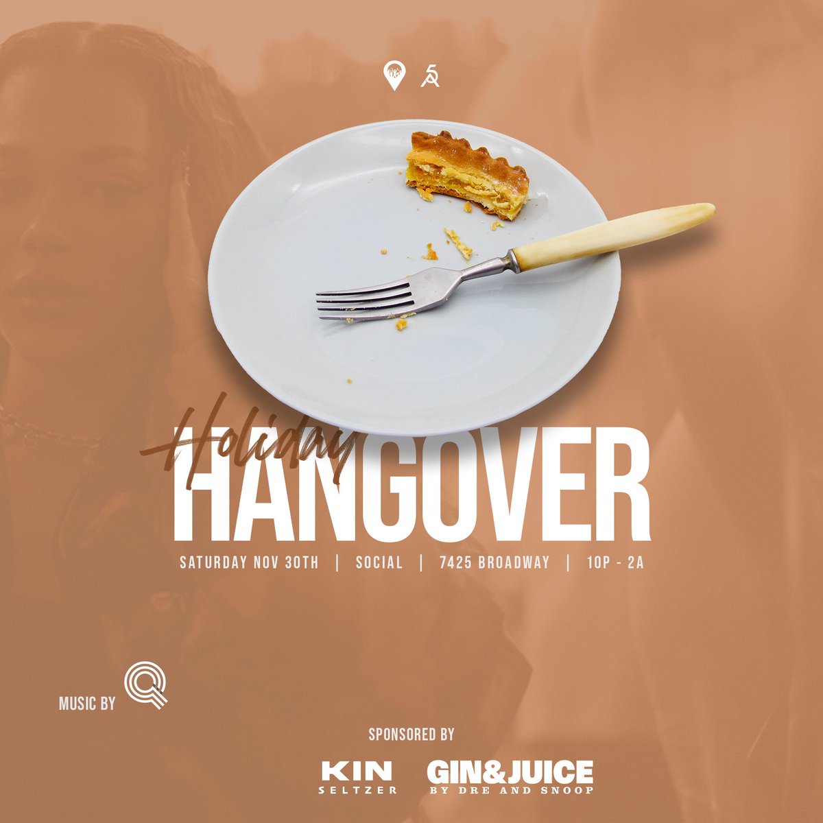 barglancekc's tweet photo. Leftovers are for the day after. Saturday is for Holiday Hangover. 

Meet us at Social with music by @DJQ_KC , sponsored by @kinseltzer &amp; Gin &amp; Juice by @DreAndSnoop . 🍸✨ #HolidayHangover https://t.co/yPjRYIjPme