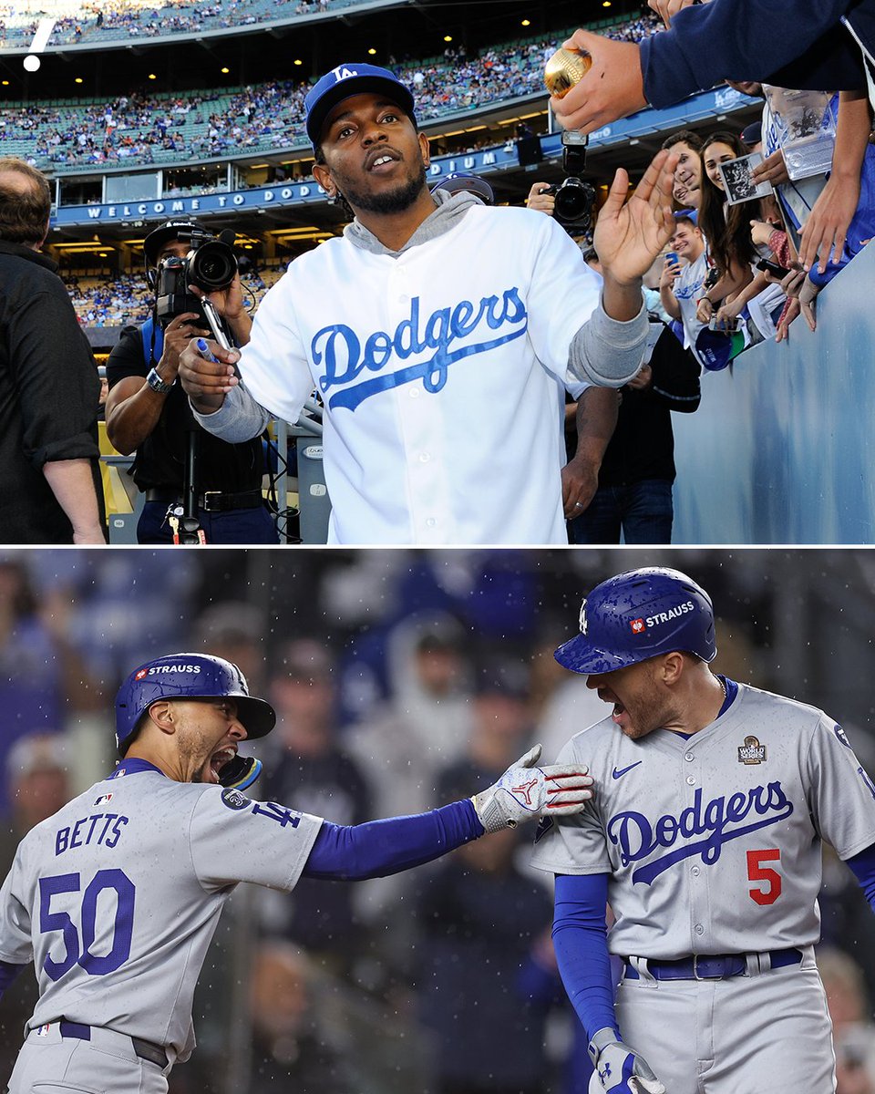 YahooSports's tweet photo. Kendrick Lamar's surprise new album GNX has a track called dodger blue 💯 https://t.co/GHFm83NANg