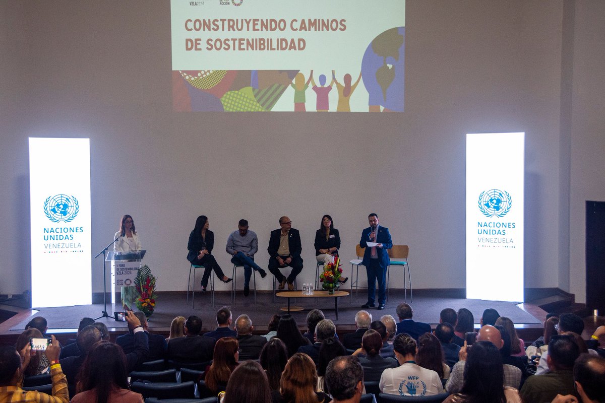 onuvenezuela's tweet photo. ¡Finalizó el #FSVe2024!

Cerca de 200 representantes de sector privado acordaron:

☑️Desarrollar planes de acción sobre educación, empleo, cambio climático e igualdad de género.

💬Identificar temas para avanzar en el diálogo con instituciones 🇻🇪 encargadas de políticas públicas. https://t.co/kQ5RxMszBk