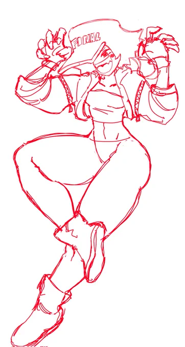 I don't wanna tell yall how long I've been stuck on this new character 