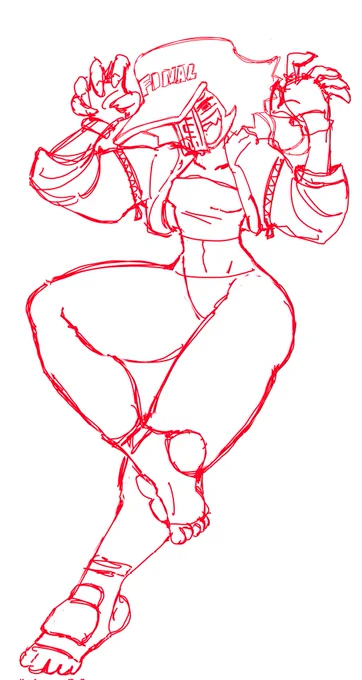 I don't wanna tell yall how long I've been stuck on this new character 