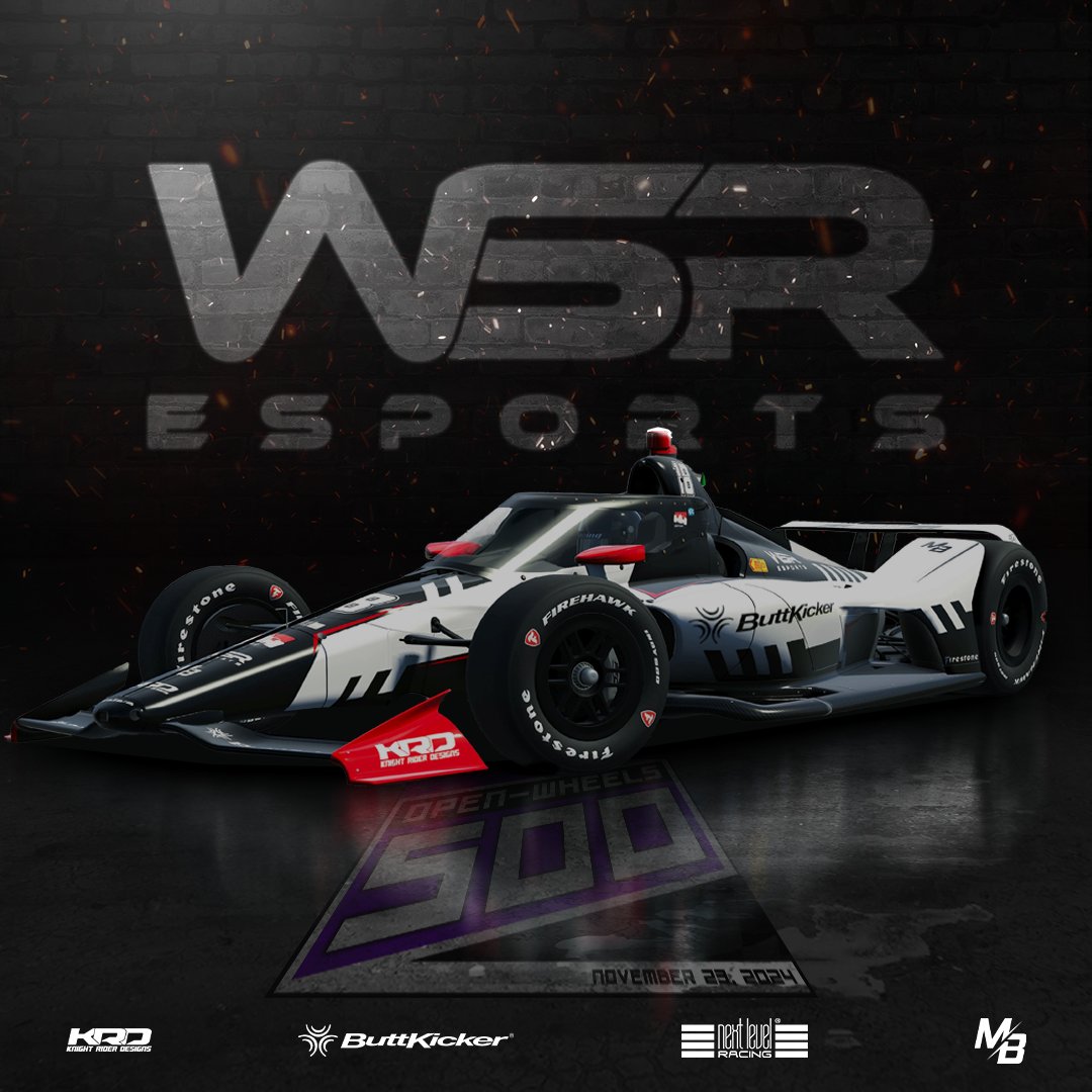 WSR Esports (@wsresports) on Twitter photo The fourth running of the @OpenWheels500, <a href="/fergyracing/">Daniel Ferguson</a> & <a href="/PradaLukas/">Lukáš Přáda</a> will compete with some of the best IndyCar drivers on the <a href="/iRacing/">iRacing</a> service. Watch the race on Saturday at <a href="/RaceSpotTV/">RaceSpot TV</a> to see all the action!
Partners:
<a href="/TheButtKicker/">The ButtKicker</a>
<a href="/nextlvlracing/">Next Level Racing</a>
<a href="/MBSimphotos/">Morgan Butler</a>
Knight Rider The fourth running of the @OpenWheels500, <a href="/fergyracing/">Daniel Ferguson</a> & <a href="/PradaLukas/">Lukáš Přáda</a> will compete with some of the best IndyCar drivers on the <a href="/iRacing/">iRacing</a> service. Watch the race on Saturday at <a href="/RaceSpotTV/">RaceSpot TV</a> to see all the action!
Partners:
<a href="/TheButtKicker/">The ButtKicker</a>
<a href="/nextlvlracing/">Next Level Racing</a>
<a href="/MBSimphotos/">Morgan Butler</a>
Knight Rider
