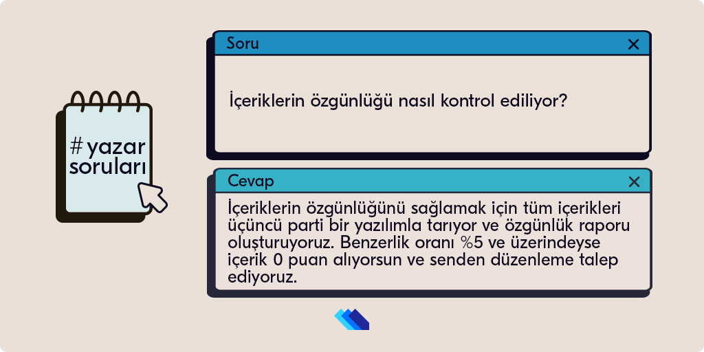 icerikcom's tweet photo. 📌 Benzerlik %11 ve üzerindeyse, hem 0 puan alıyor hem de birkaç günlüğüne panele giremiyorsun. İlk kez intihal cezası aldıysan 7, ikinci veya üçüncü kez bu cezayı aldıysan da 30 gün panele erişemiyorsun. Bu durum dördüncü kez tekrarlanırsa, yollarımızı ayırmak zorunda kalıyoruz. https://t.co/lNjZI6ddVe