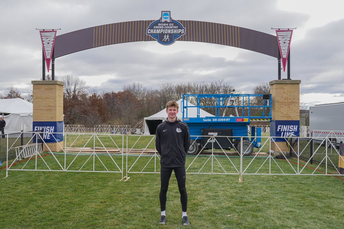 ZagRunning's tweet image. NCAA Championship number 5️⃣ for Wil! He’ll join a short list of five-time qualifiers tomorrow in Madison.

#GoZags | #NCAAXC