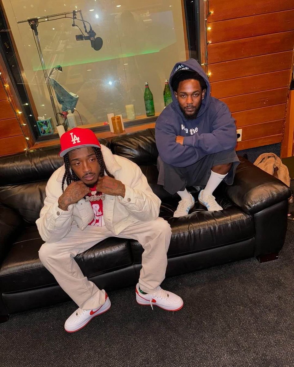 Kendrick Lamar in the studio recording for 'GNX' with Dody6 and