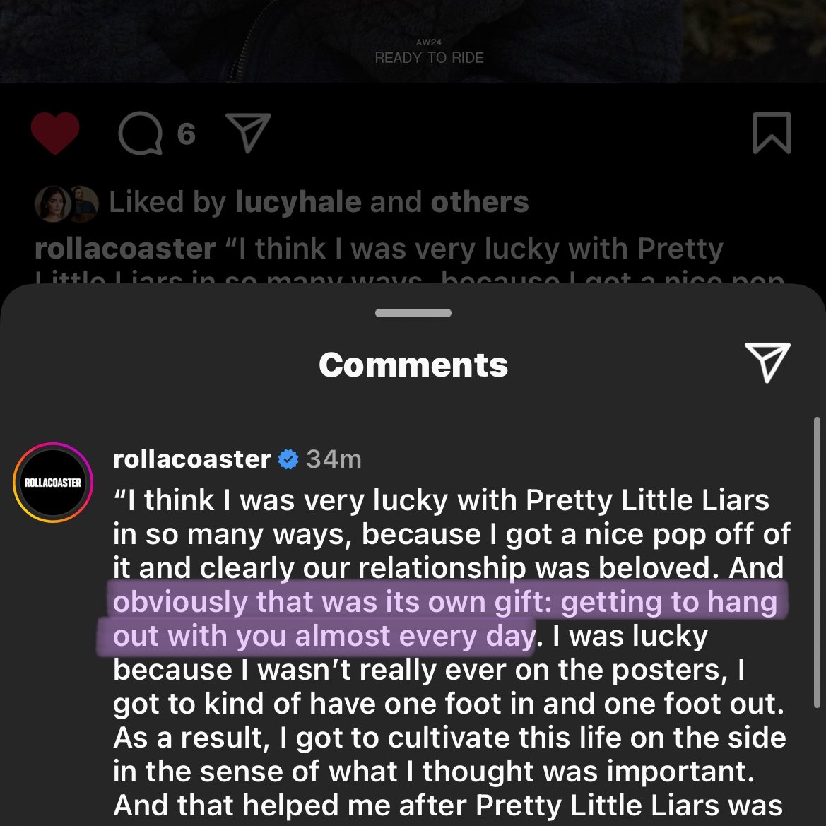 hclliwells's tweet photo. ian harding talking about his friendship with lucy hale in the year 2025 https://t.co/ETIX1wqoqT