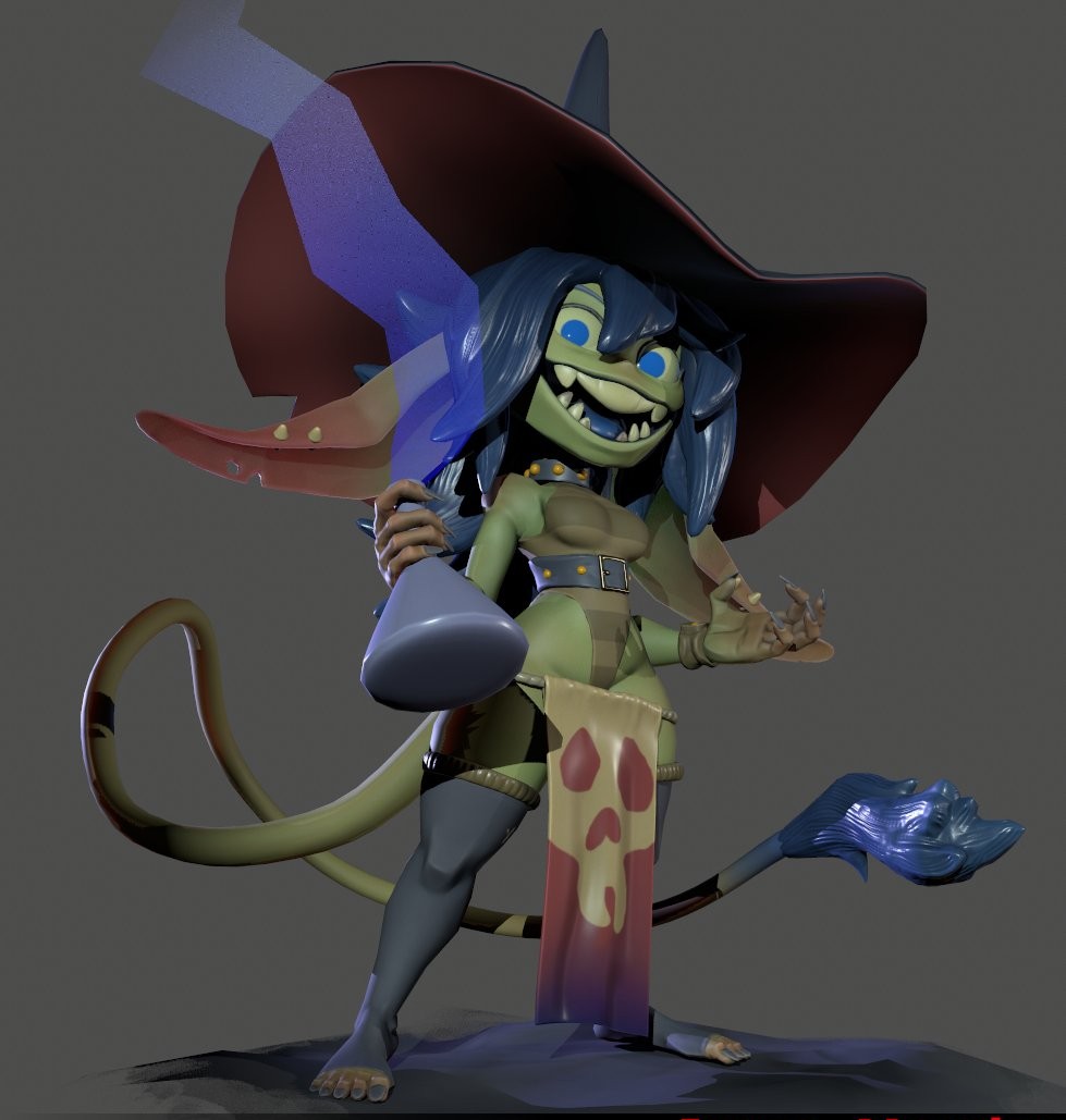 Just posting here as well that my commissions are open! Want a 3D model? Hit me up! VR Chat, minis or even indie games! Check out my work! Reposts appreciated